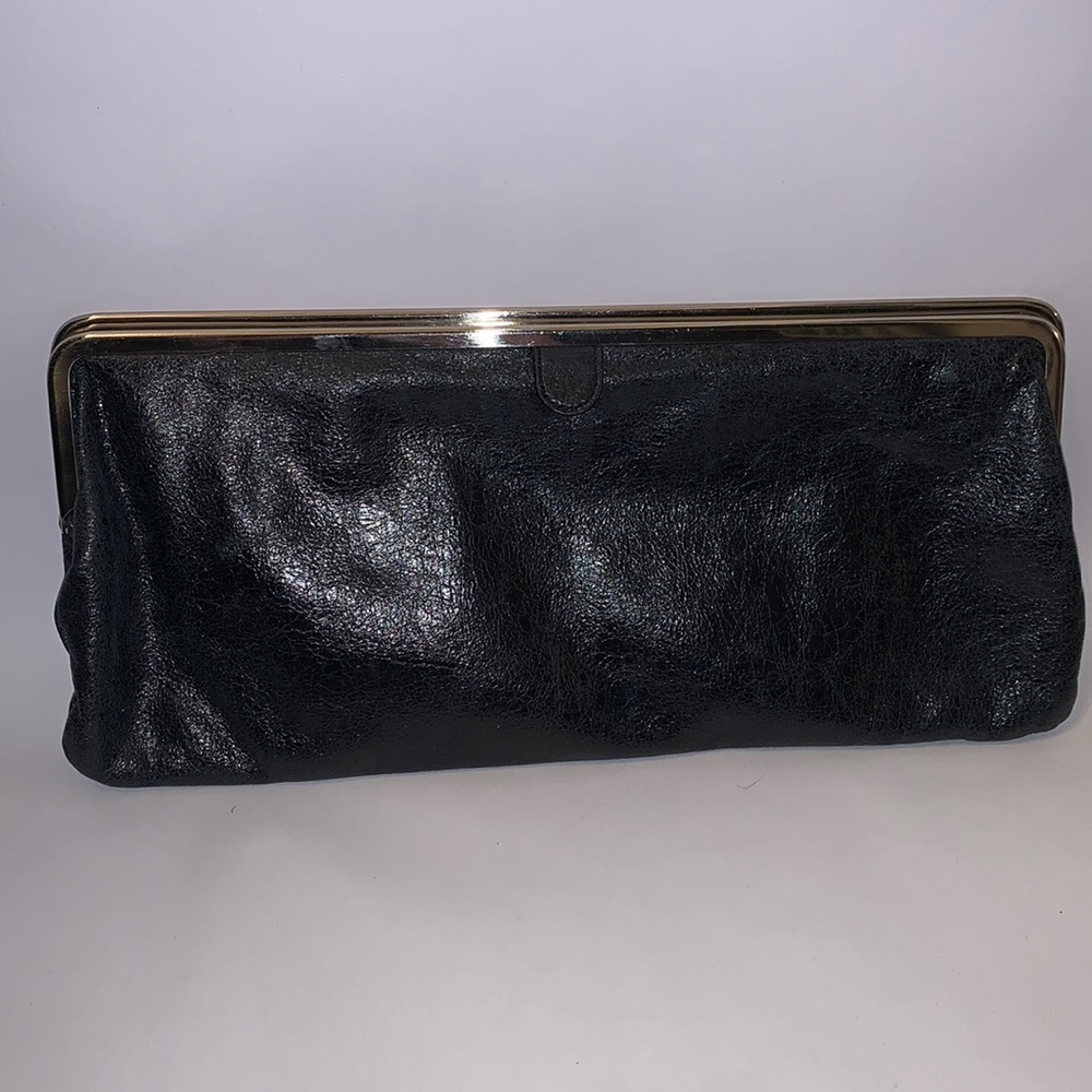 Boho black clutch